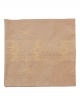 Table runner Lotus / Beige, in pure cotton. Made in France.