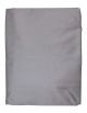 Fitted sheet in dark grey satin of coton
