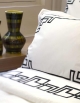 Duvet cover in white sateen of cotton, NIGHT & DAY N°17, made in France