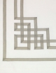 Rectangular table cloth Zen N°3 / Silver