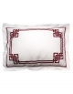 Rectangular pillow case AURORE N°24 in satten of cotton made in France