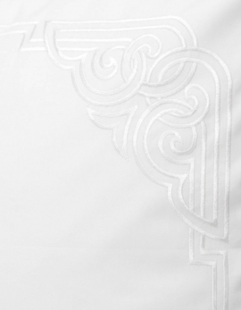Rectangular pillow case ART DECO / WHITE