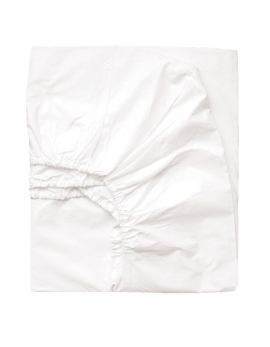 FITTED SHEET WHITE SATEEN 380TC