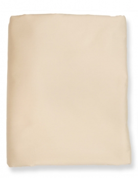 Fitted sheet satin of coton IVORY