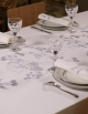 Rectangular table cloth Arcadie / Silver